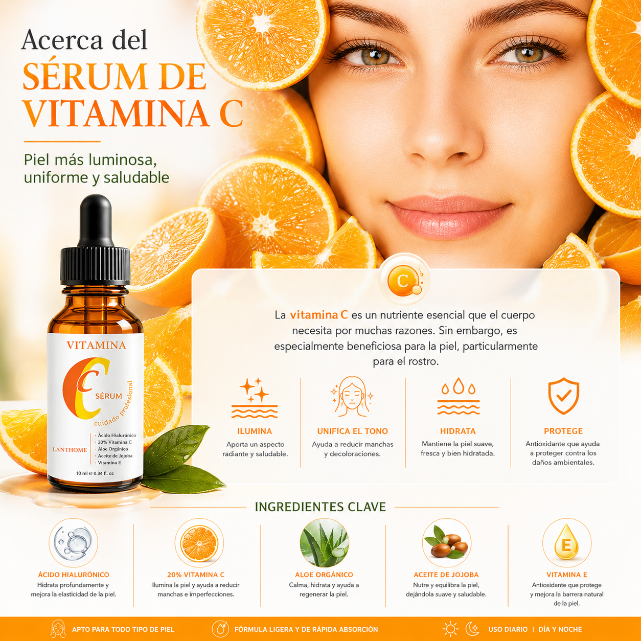 Sérum Facial Luminoso